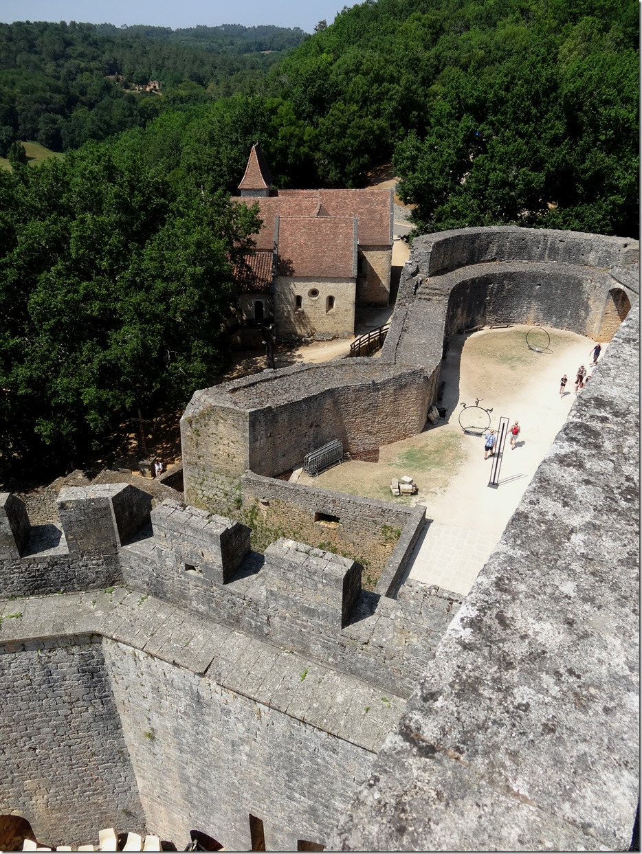 View from Bonaguil Castle