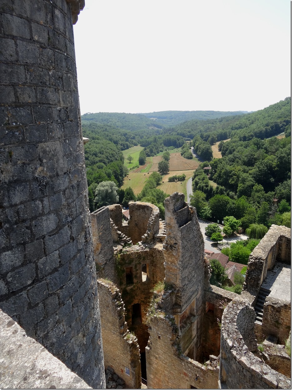 View from Bonaguil Castle
