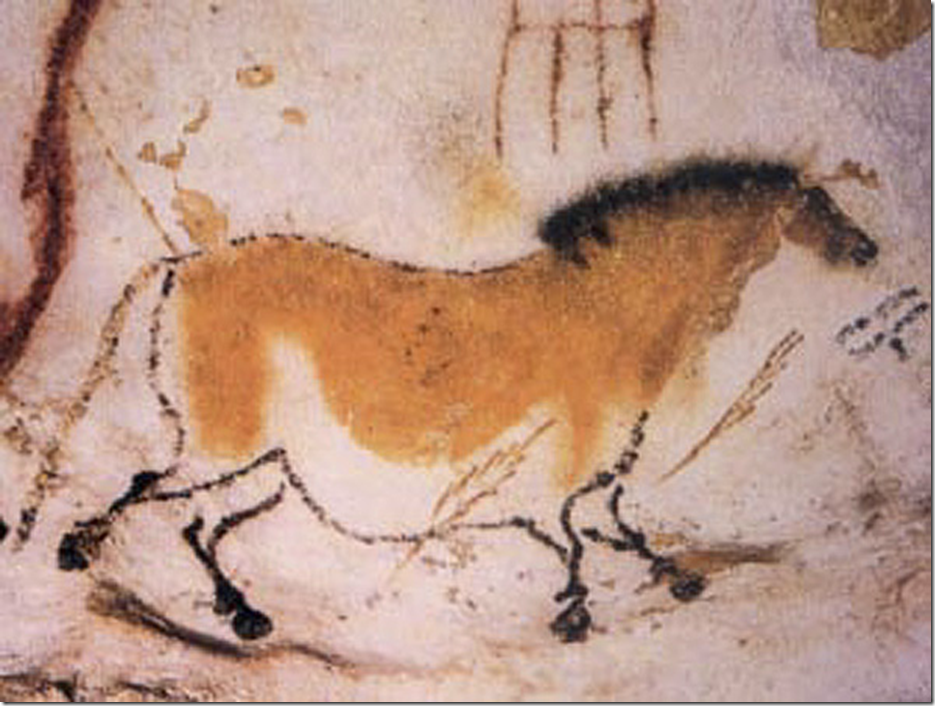 Painting from Lascaux cave. Photo from Wikipedia