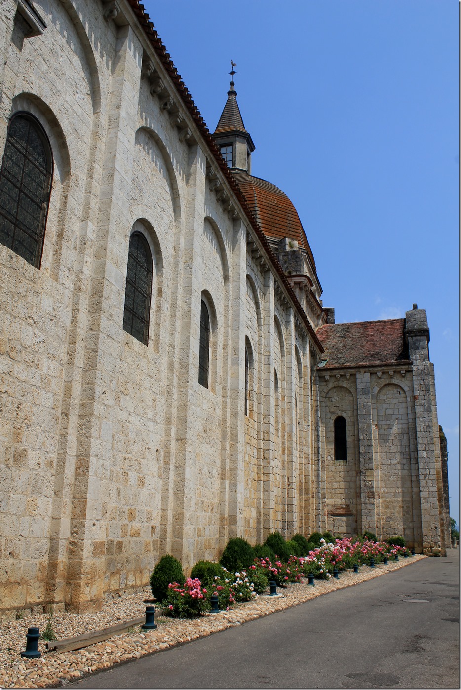 The St Martin Church in Layrac