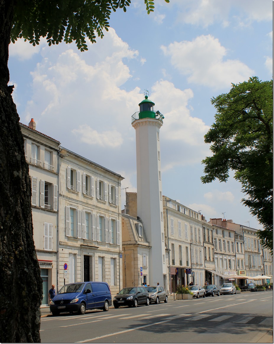 One of the lighthouses in La Rochelle