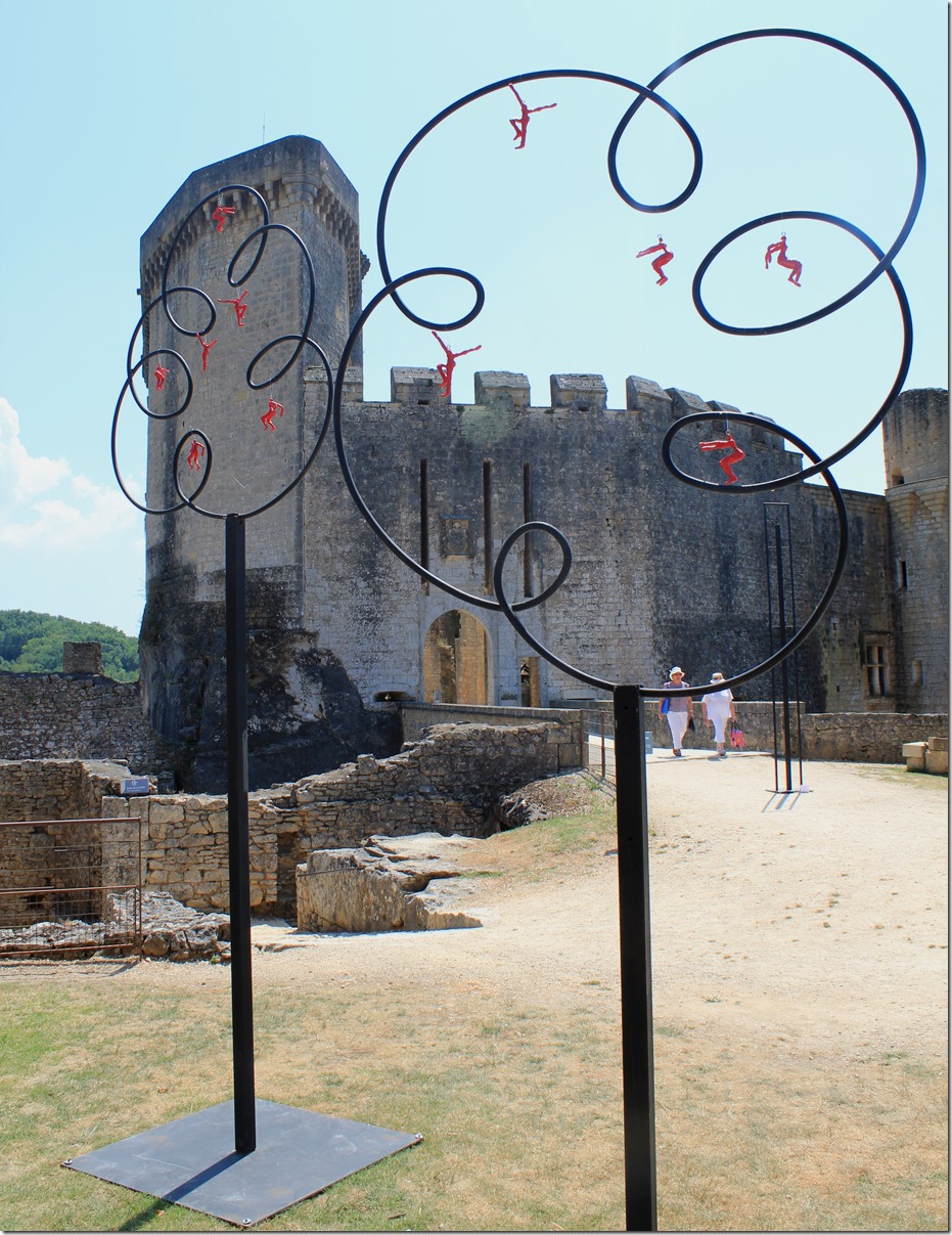 Art on Bonaguil Castle